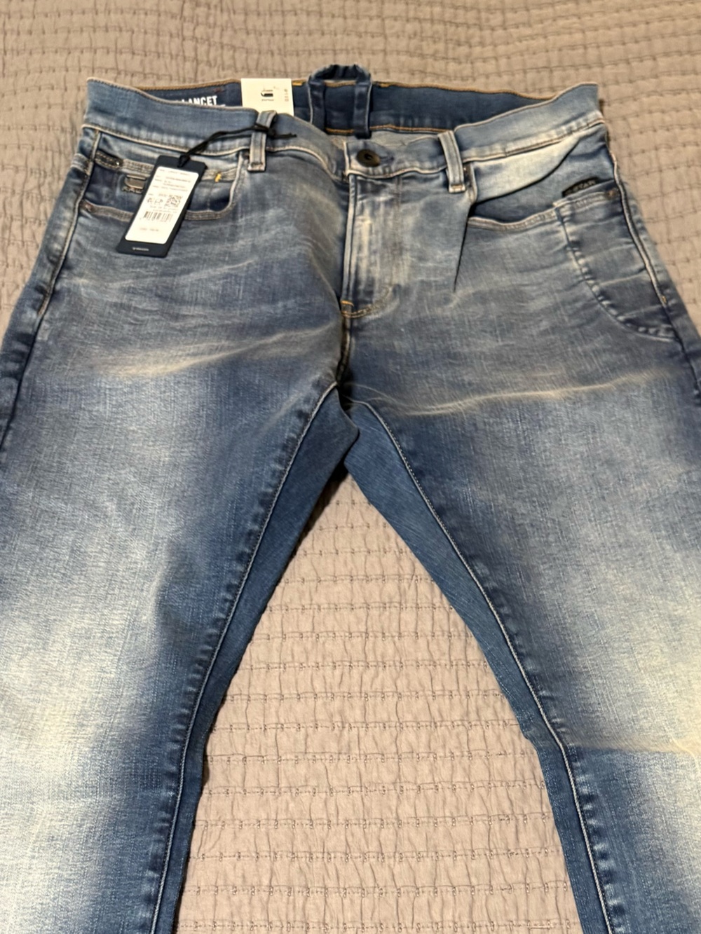 G-Star Raw Lancet Skinny Jeans Antic Faded Kyanite 33x32 NWT